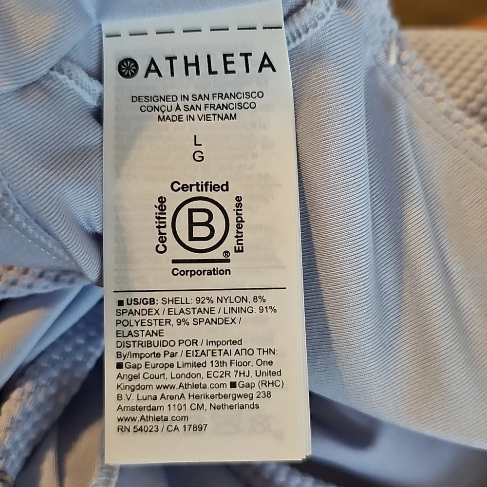 Athleta Sky Blue Swim Top - Picture 8 of 8